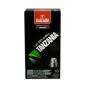 Italcaffe Coffee Capsule 100% Arabica Tanzania 50 g