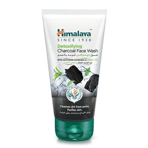 Buy Himalaya Detoxifying Face Wash With Activated Charcoal & Green Tea 150 ml Online at Best Price | Face Wash | Lulu KSA in Saudi Arabia
