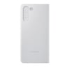 Samsung Galaxy S21 Book-Cover Smart Clear View Cover ZG991 Grey