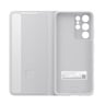 Samsung Galaxy S21 Ultra Book-Cover Smart Clear View Cover ZG998 Grey