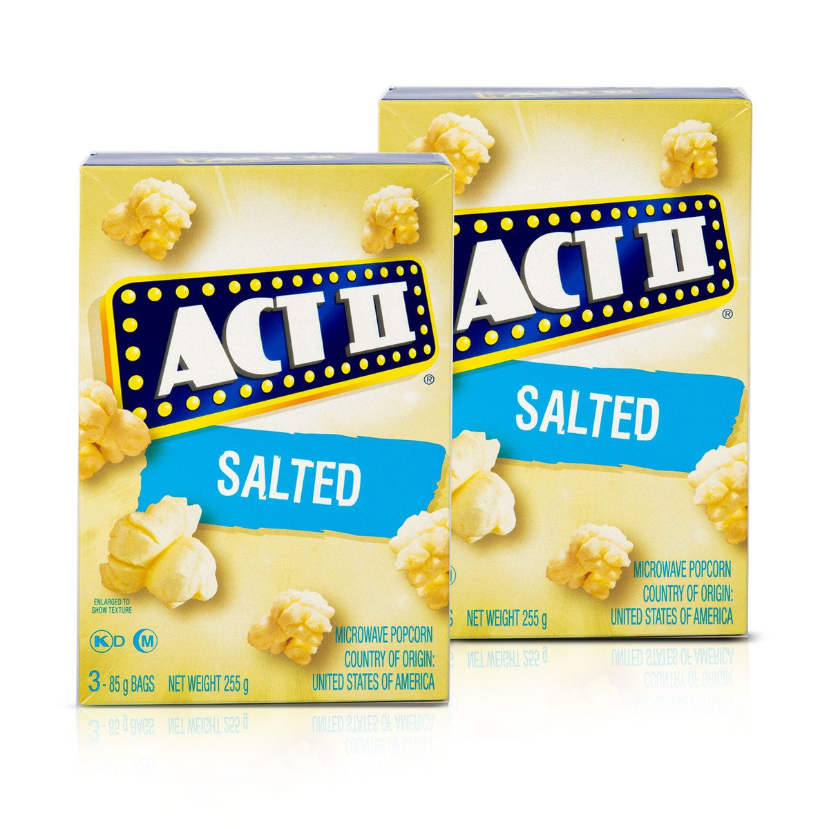 Act II Microwave Popcorn Salted 2 x 255 g