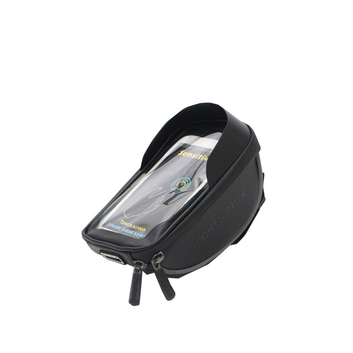 Sports INC Bicycle Frame Bag with Phone Holder 010-4BK