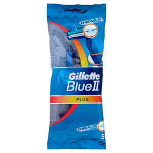 Gillette Blue II Plus Men’s Disposable Razors 5pcs