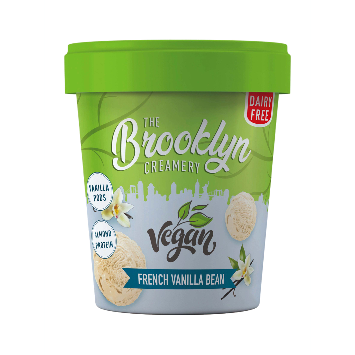 The Brooklyn Creamery Vegan French Vanilla Bean Ice Cream 450 ml