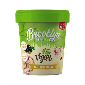 The Brooklyn Creamery Vegan Acai Berry Banana Ice Cream 450ml