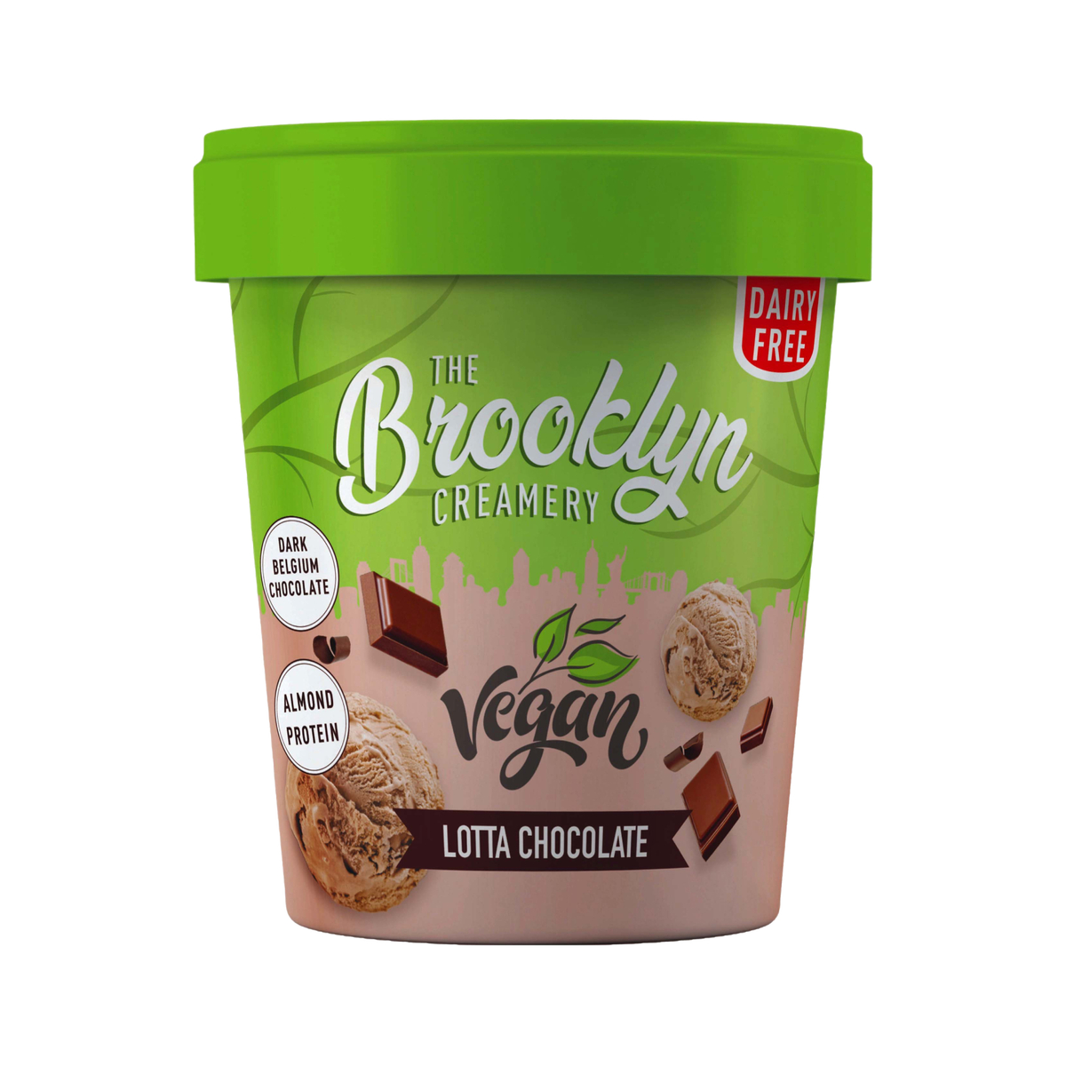 The Brooklyn Creamery Vegan Lotta Chocolate Ice Cream 450ml