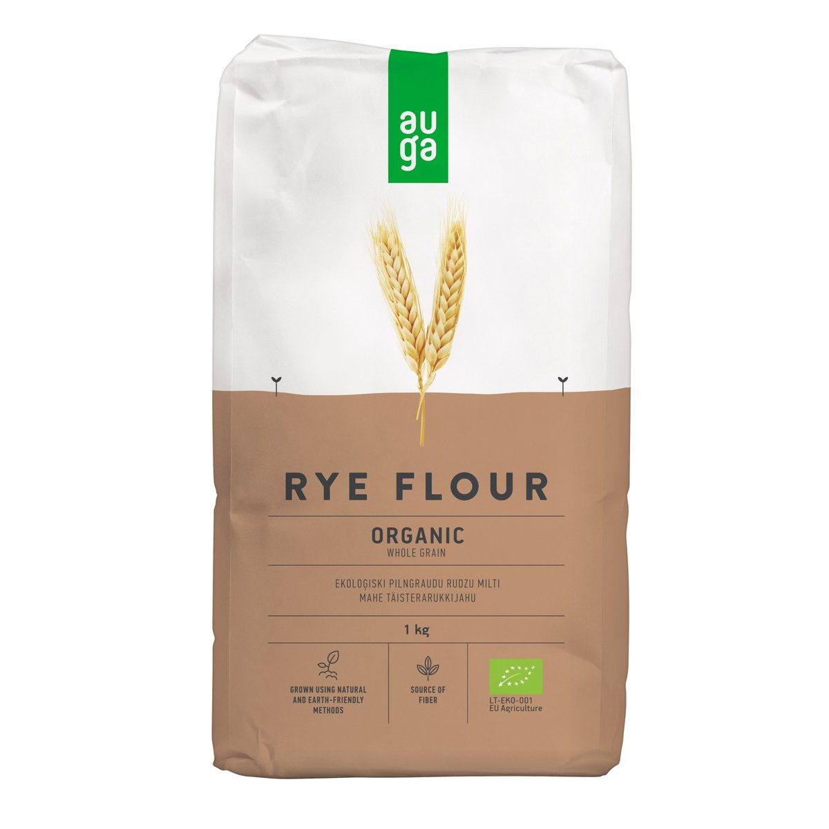Auga Organic Rye Flour 1 kg