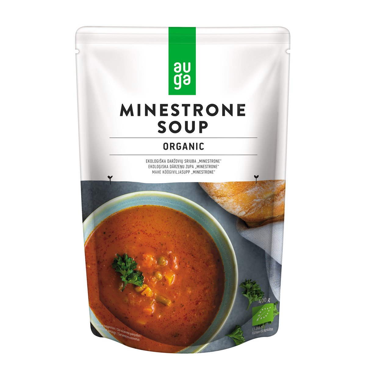 Auga Organic Minestrone Soup 400 g