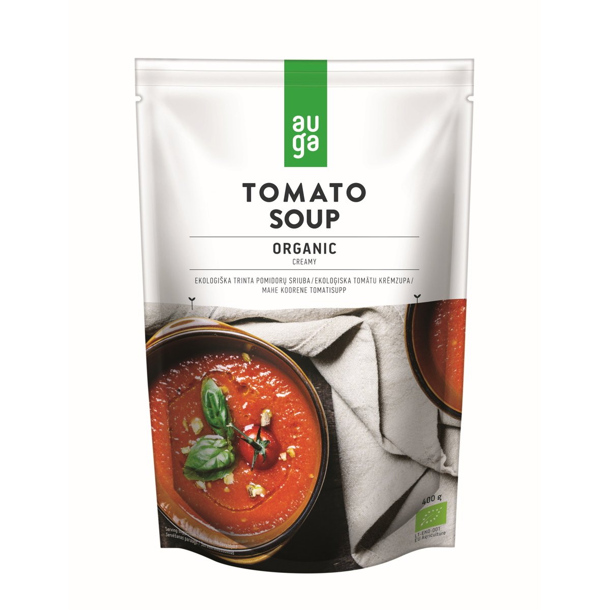 Auga Organic Creamy Tomato Soup 400 g