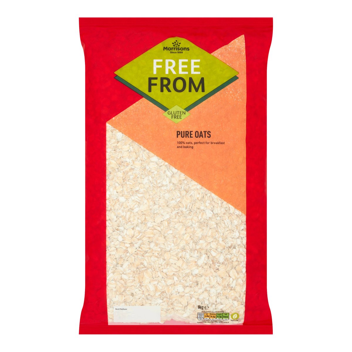 Morrisons Pure Oats Free From 1 kg