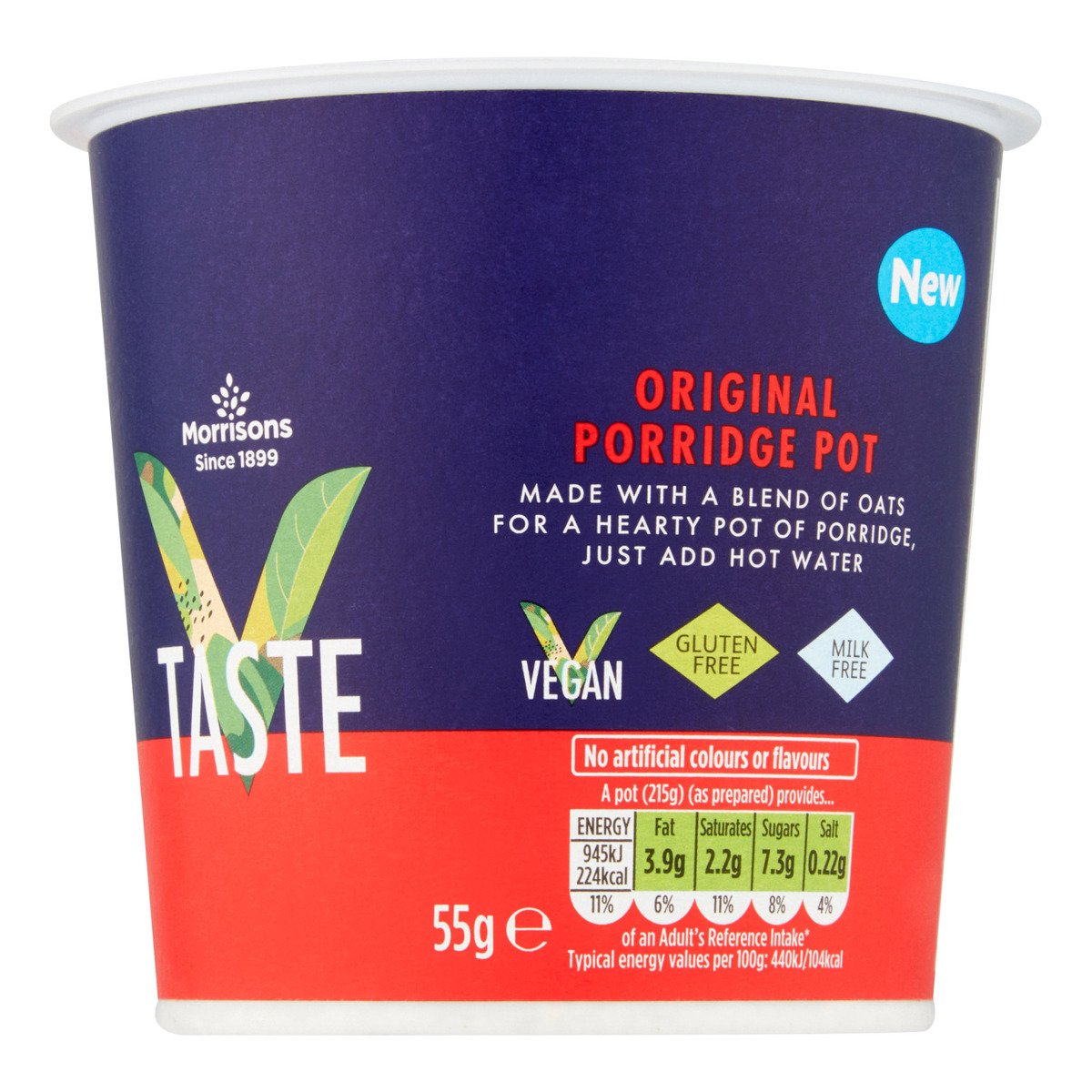Morrisons V Taste Porridge Pot Original 55 g