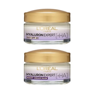 L'Oreal Paris Hyaluron Expert Cream Day 50ml + Night Cream Mask 50ml