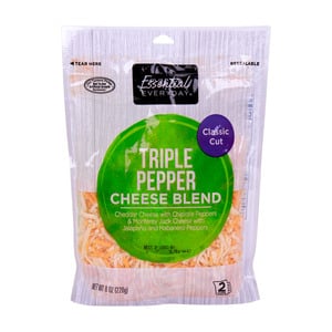 Essential Everyday Triple Pepper Cheese Blend 226g