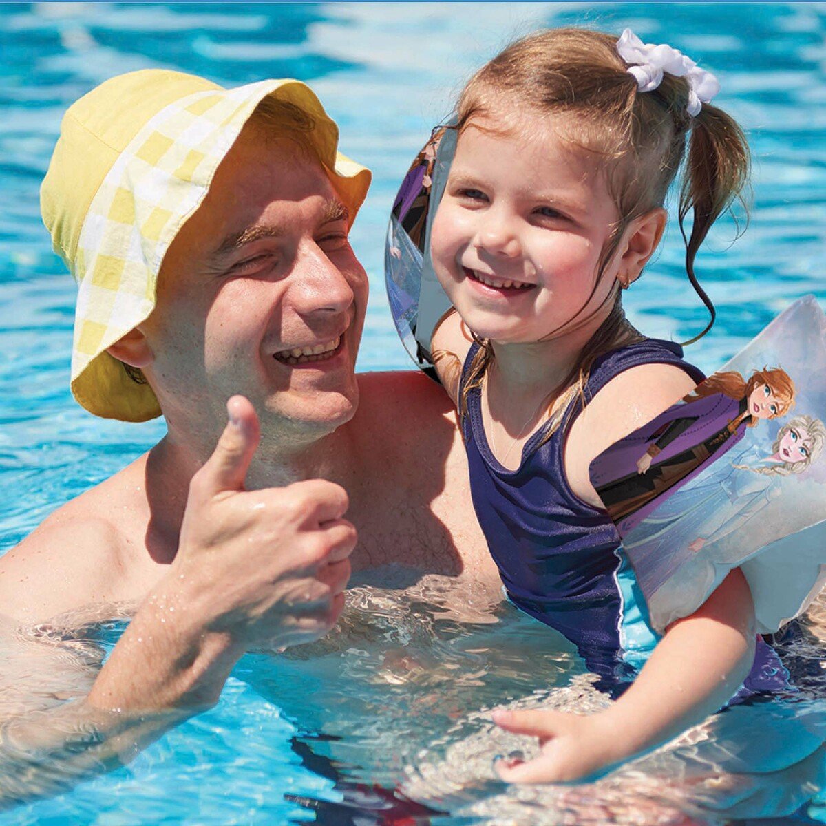 ديزني فروزن II عوامات ذراعين للسباحة قابلة للنفخ للأطفال بطبعات - متعددة الألوان TRHA5984