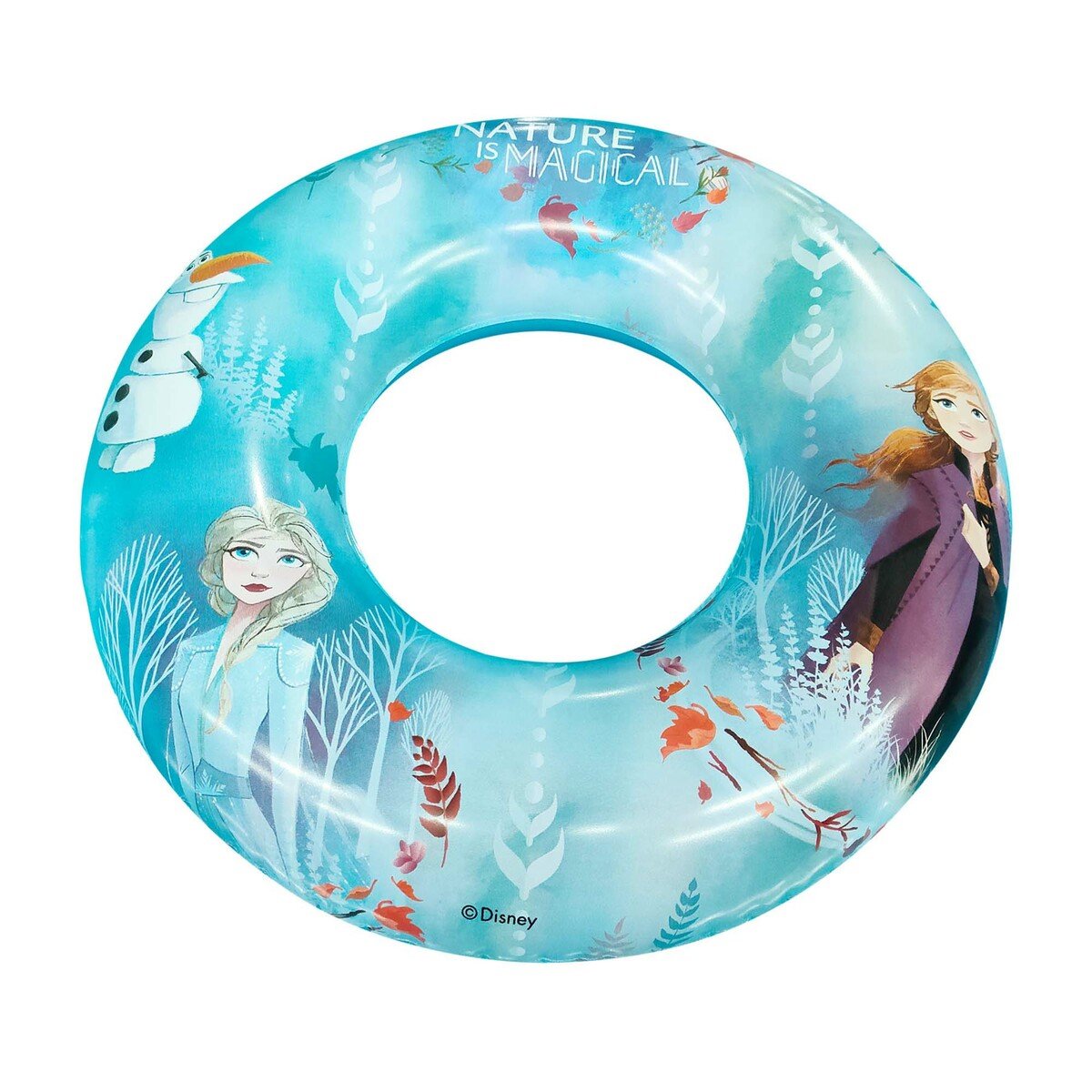 Disney Frozen II Printed Kids Inflatable Swim Ring + 3D Swim Goggle Set TRHA5992