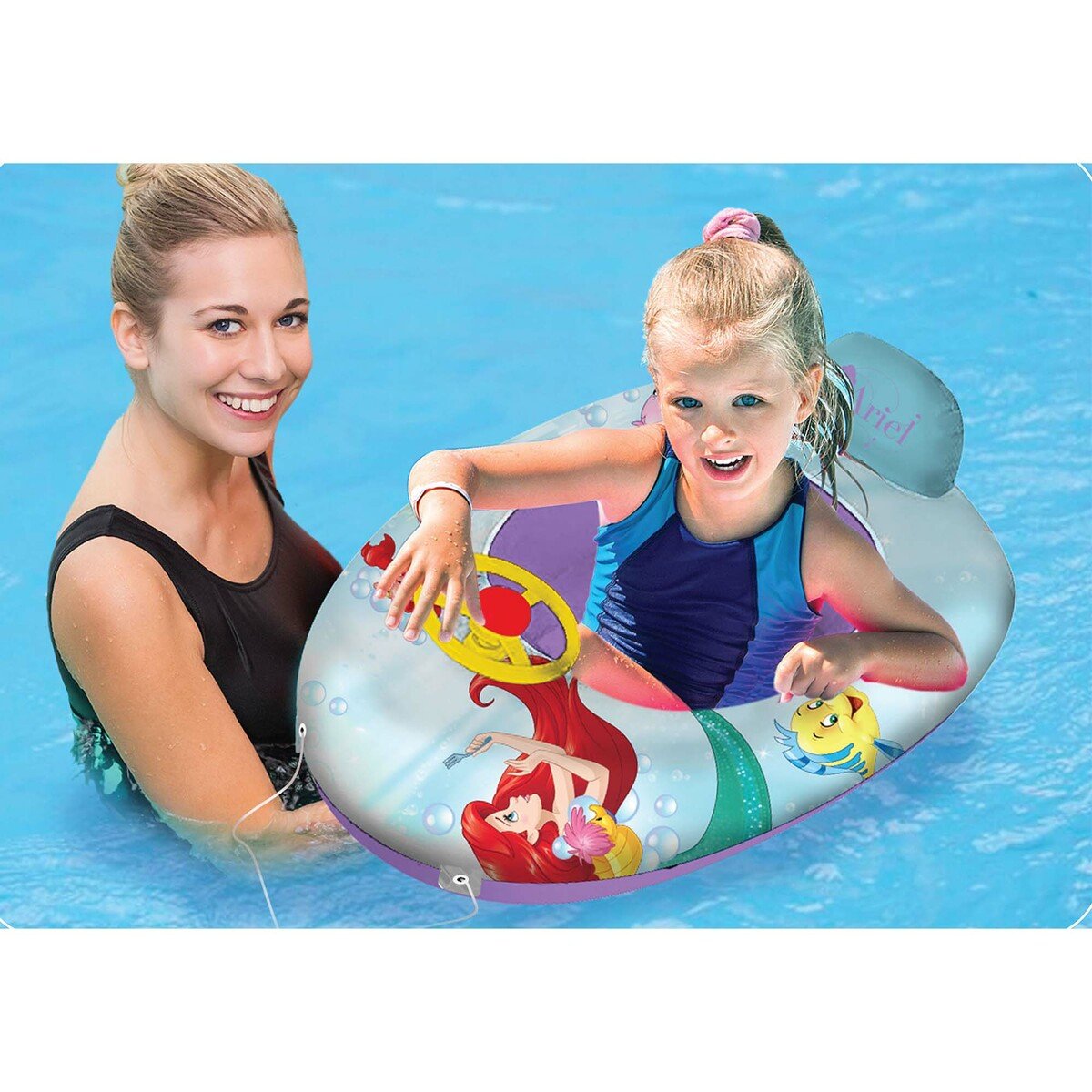 ديزني برينسس قارب سباحة قابل للنفخ للأطفال بطبعات - متعدد الألوان TRHA5997