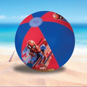 Spiderman Printed Kids Inflatable Beach Ball- Multi Color  TRHA6004