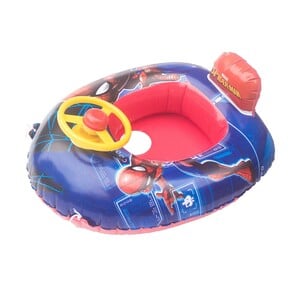 Spiderman Printed Kids Inflatable Swim Boat - Multi Color  TRHA6006