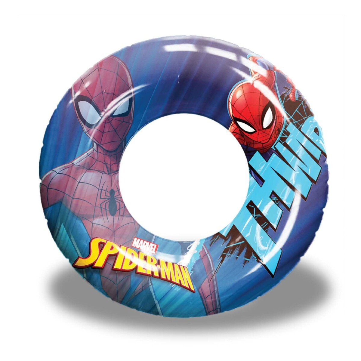 Spiderman Printed Kids Inflatable Swim Ring + 3D Swim Goggle Set RHA6010