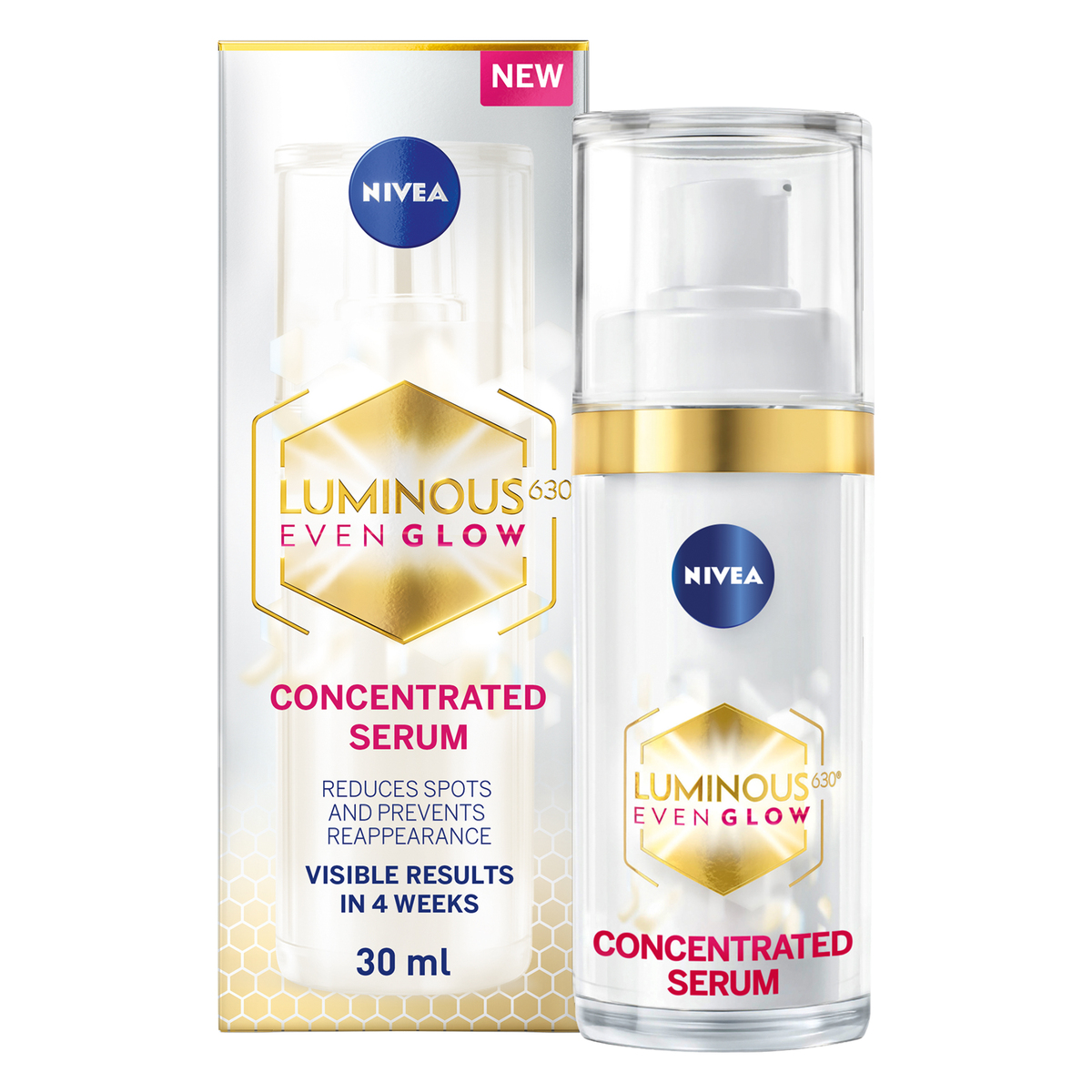Nivea Luminous 630 Even Glow Concentrated Face Serum 30 ml