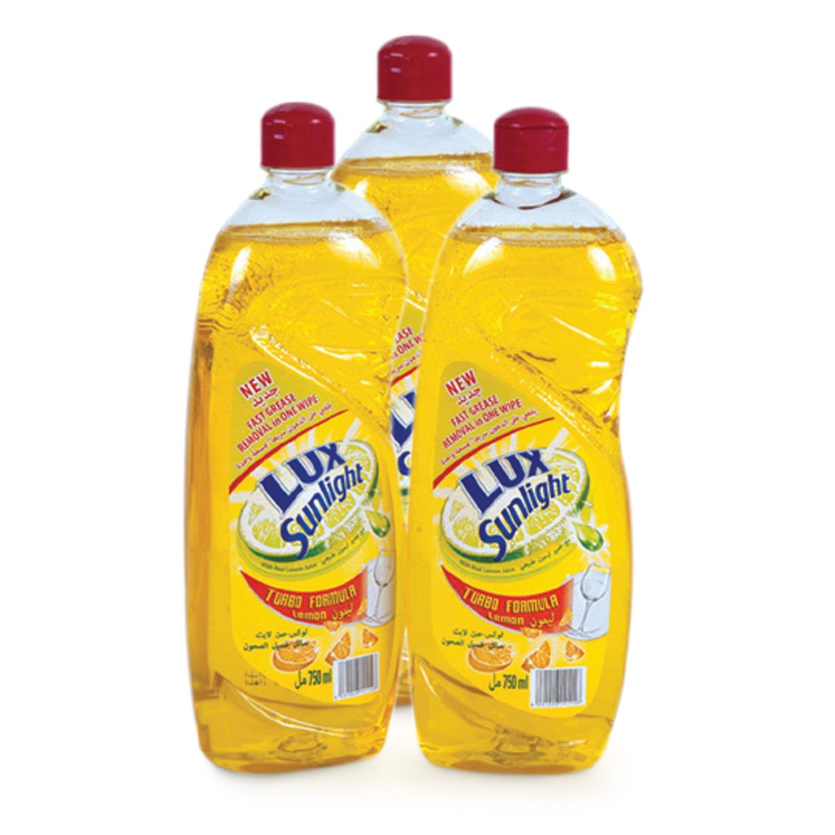 Lux Sunlight Dishwashing Liquid Lemon Value Pack 3 x 750ml