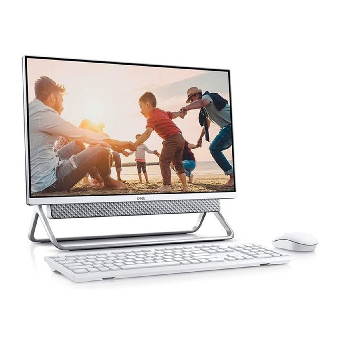 Dell All-in-One Desktop-5400-INS-6000-SLV-Corei7-1165G7,16GBRAM,1TB HDD,256 GB SSD,23.8" FHD Touch Display,Windows 10,Silver