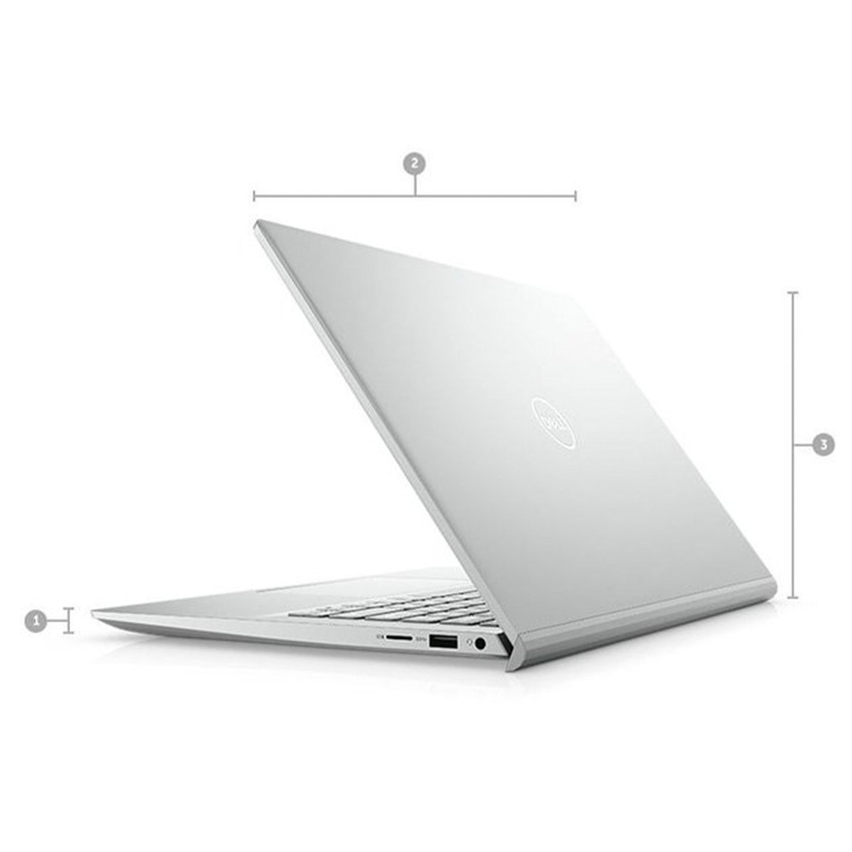 Dell Inspiron 5401-INS-410P-SLV Laptop,Intel Core i7,8GB RAM,512GB SSD,14" FHD,Windows 10,Silver