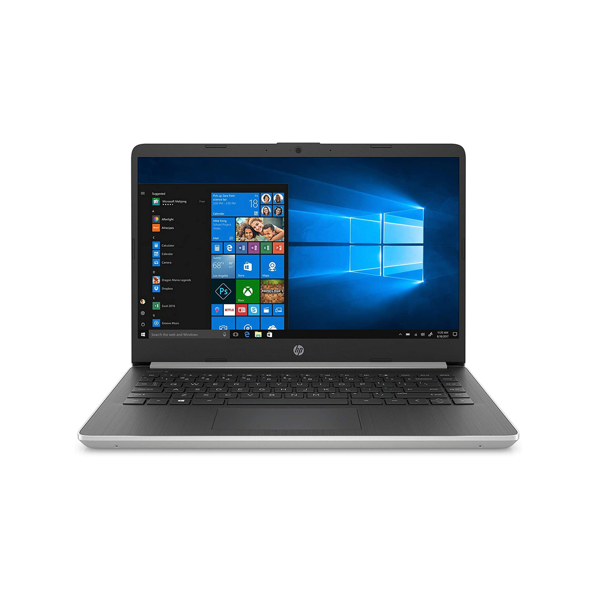 HP Notebook 14-dq1037wm,Intel Core i3,4GB RAM,128GB SSD,Intel UHD Graphics,14" HD LED,Windows 10