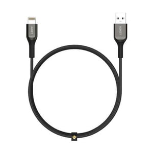 Aukey CB-AKL2 MFI USB A To Lightning Kevlar Cable - 2 Meter(AKY-CB-AKL2-LGT-2M-BLK)