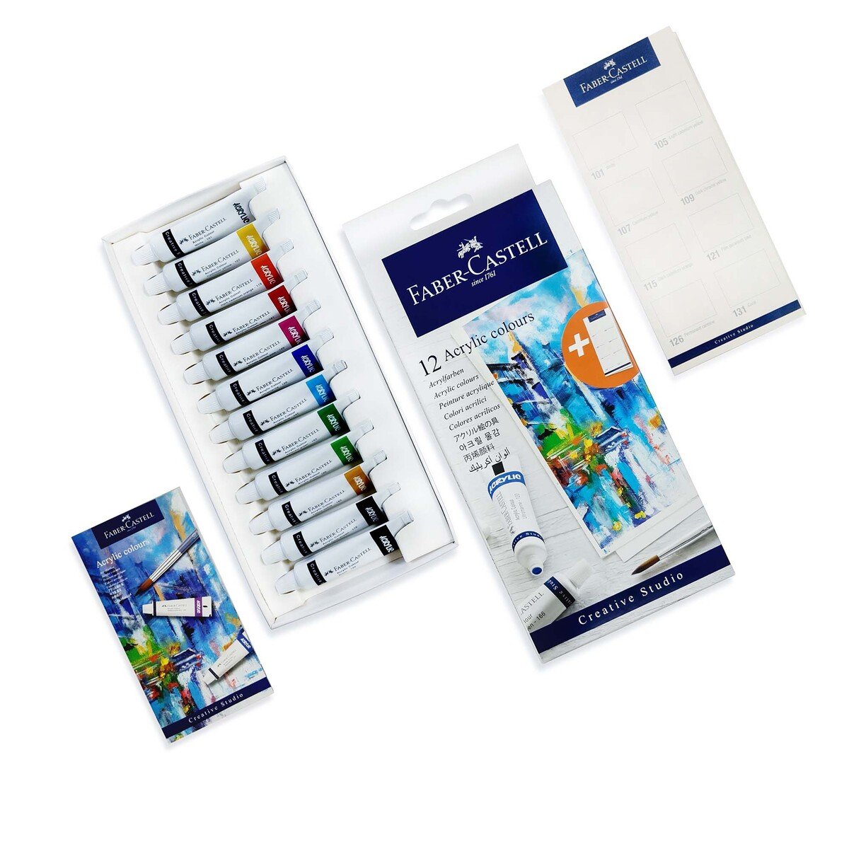 Faber Castell Acrylic Colors 12s 379012