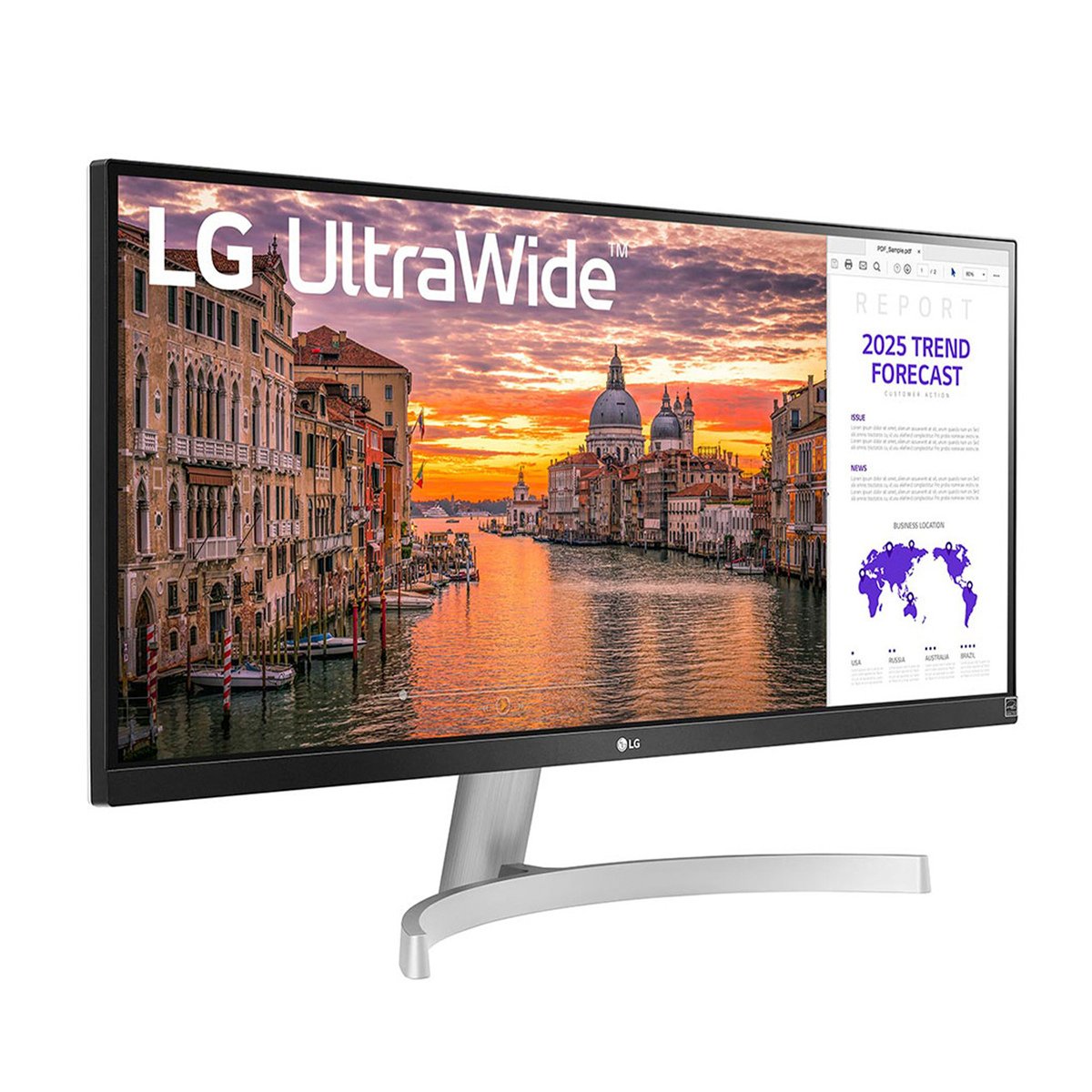 LG 29WN600-W 29" 21:9 UltraWide WFHD IPS HDR10 Monitor with FreeSync