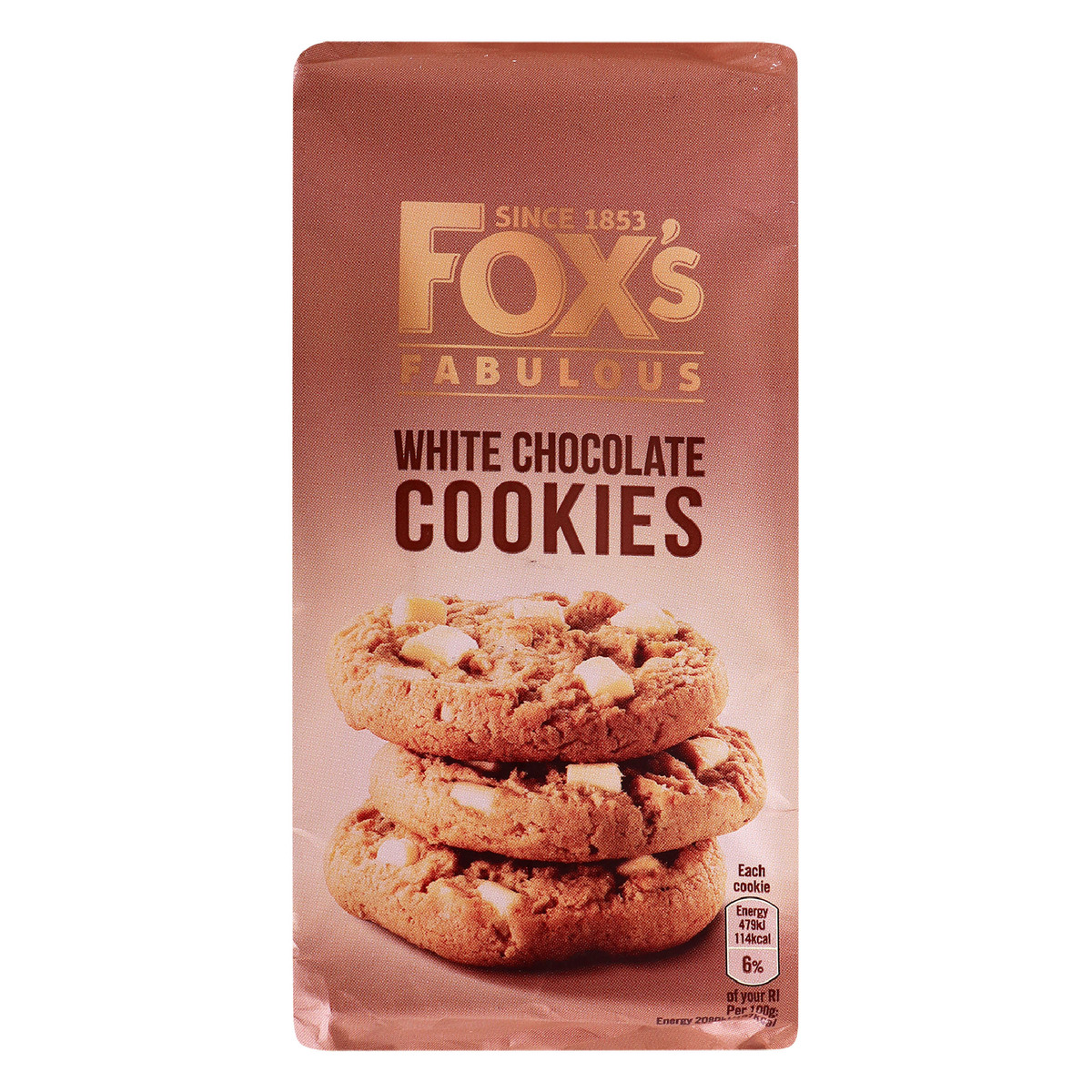 Fox's Fabulos White Chocolate Cookies 180 g