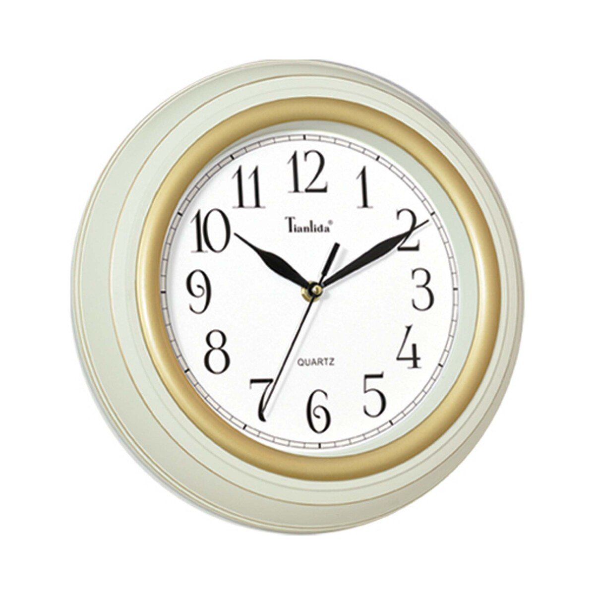 Maple Leaf Battery Operated PVC Wall Clock 32.5x32.5x4.2cm TLD3684A