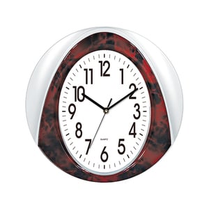 Maple Leaf Wall Clock TLD6581 31.2cm Assorted