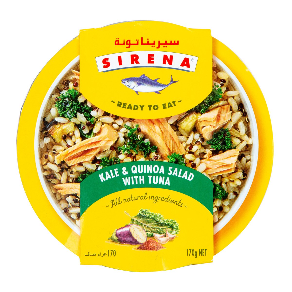 Sirena Kale & Quinoa Salad With Tuna 170 g