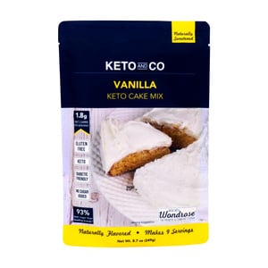 Keto And Co Keto Cake Mix Vanilla 230g