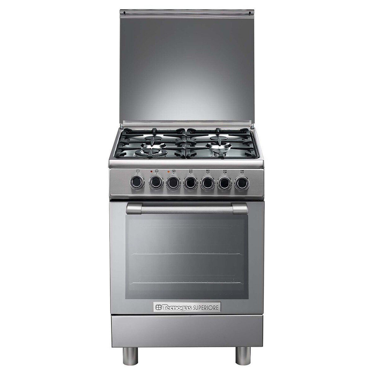 Tecnogas Superiore Gas Cooking Range N3X66G4VC, 60x60cm, 4 Burner