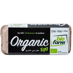 Bio Farm Organic Brown Eggs Medium 10pcs