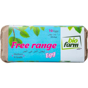 Bio Farms Medium Free Range Eggs 10pcs