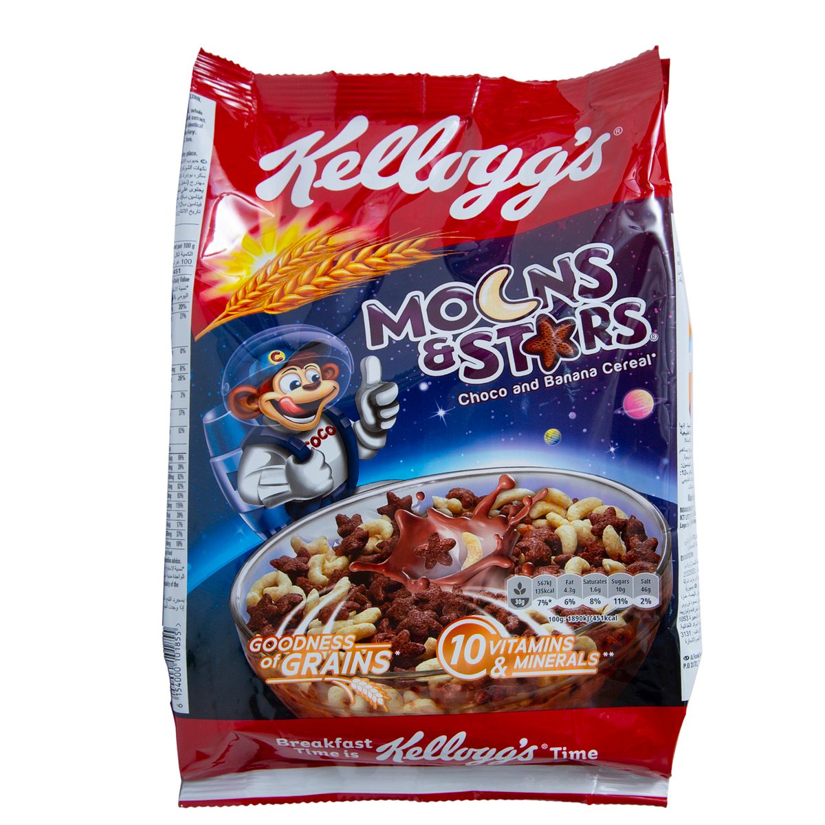 Kellogg's Moon & Stars Choco And Banana Cereal 300 g