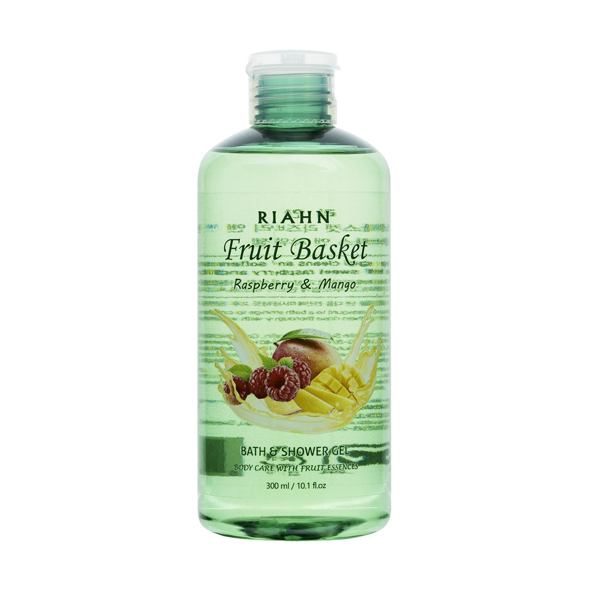 Riahn Fruit Basket Raspberry & Mango Bath & Shower Gel Bottle 300ml