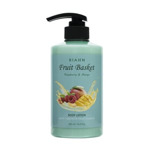Riahn Fruit Basket Raspberry & Mango Body Lotion Bottle 500ml