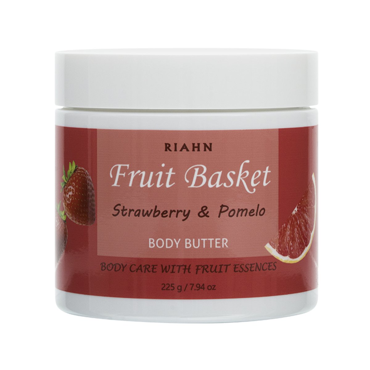 Riahn Fruit Basket Strawberry & Pomelo Body Butter Jar 225g