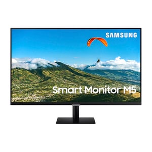Samsung Smart Monitor with Mobile Connectivity LS27AM500NMXUE - In-built speaker with Voice Assistant remote
