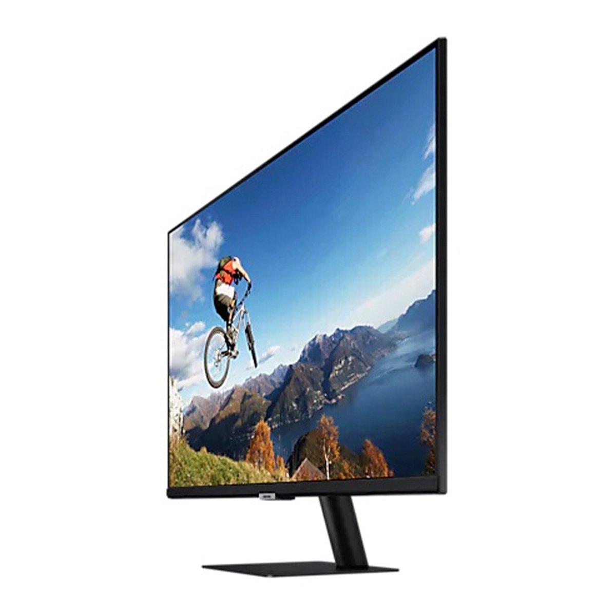 Samsung UHD Smart Monitor with Mobile Connectivity LS32AM700UMXUE - In-built speaker with Voice Assistant remote,USB-C and Wireless connectivity