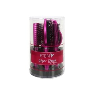 Eten Hair Brush 5pcs Set, Pink