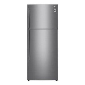 LG Top Freezer Refrigerator 438LTR, Smart Inverter Compressor, DoorCooling+™,Multi Air Flow, Platinum Silver, GR-C619HLCL