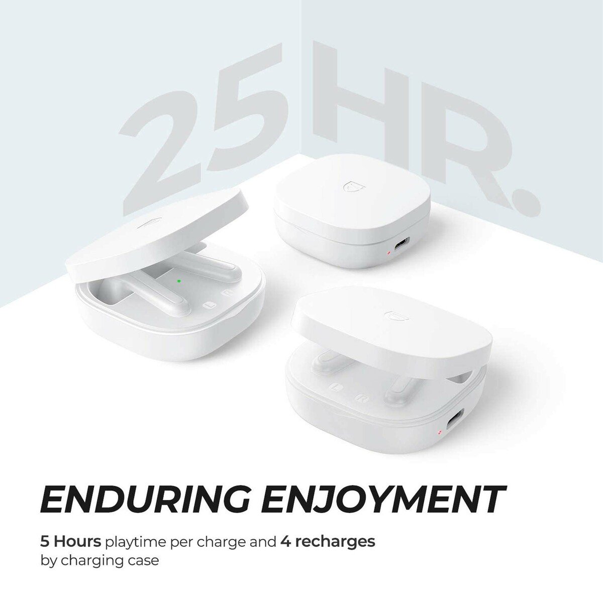 Soundpeats TrueAir2 Wireless Earbuds White