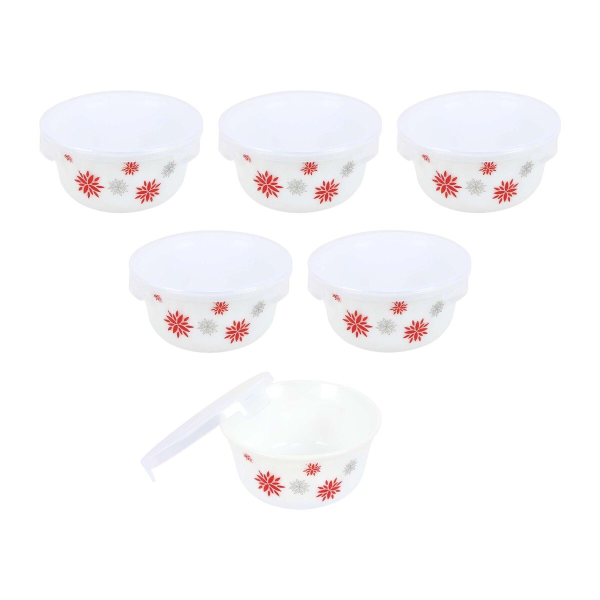 Cello Imperial Stor bowl 6pcs Set 8.4cm with Lid Magical Star