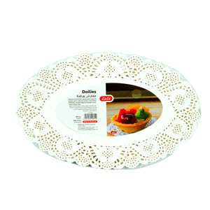 Buy LuLu Disposable Paper Doilies Oval 100pcs Online at Best Price | Table Mats & Doyleys | Lulu UAE in Kuwait